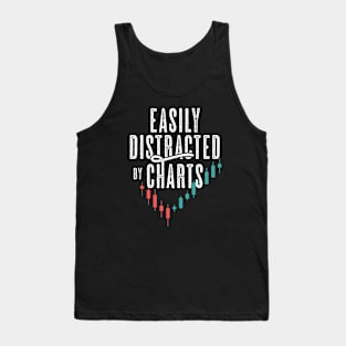 Easily Distracted By Charts Tank Top